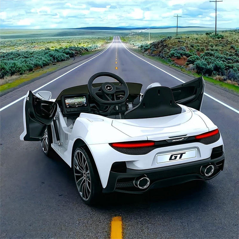 Electric Kids Ride On Sports Car with LED Lights - Perfect Gift for Kids (12V Battery Powered)