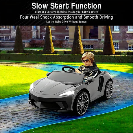 Electric Kids Ride On Sports Car with LED Lights - Perfect Gift for Kids (12V Battery Powered)