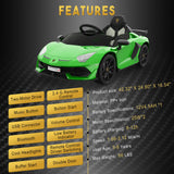 Electric Kids Ride On Sports Car with Remote Control, Music, and LED Lights - Perfect Gift for Kids!