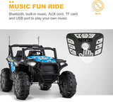 Electric Kids Ride-On SUV Truck with Music and Remote Control - 3 Speed Options