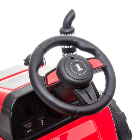 Electric Kids Ride-On Tractor with Trailer Toy - Perfect for Christmas Fun!