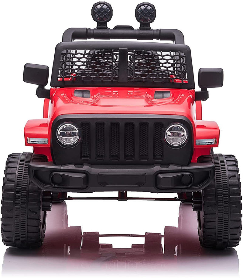 Electric Kids Ride-On Truck with Remote Control and LED Lights - 12V Battery Powered, 1-Seater