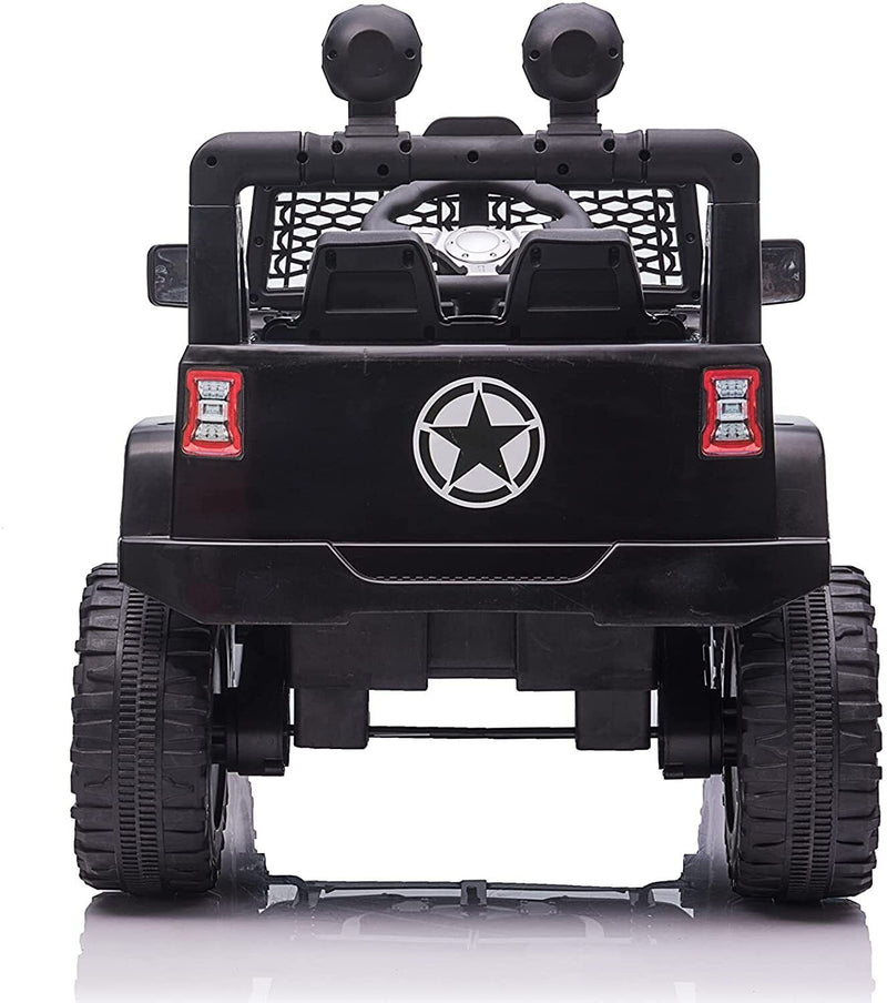 Electric Kids Ride-On Truck with Remote Control and LED Lights - 12V Battery Powered, 1-Seater