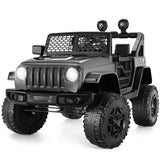 Electric Kids Ride On Truck with Remote Control and MP3 Player - Battery Powered Toy Car