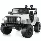 Electric Kids Ride On Truck with Remote Control and MP3 Player - 12V Battery Powered Toy Car