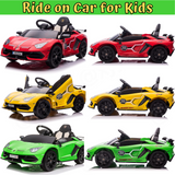Electric Lamborghini Ride-On Car for Kids with Remote Control - 24/12V Truck Design