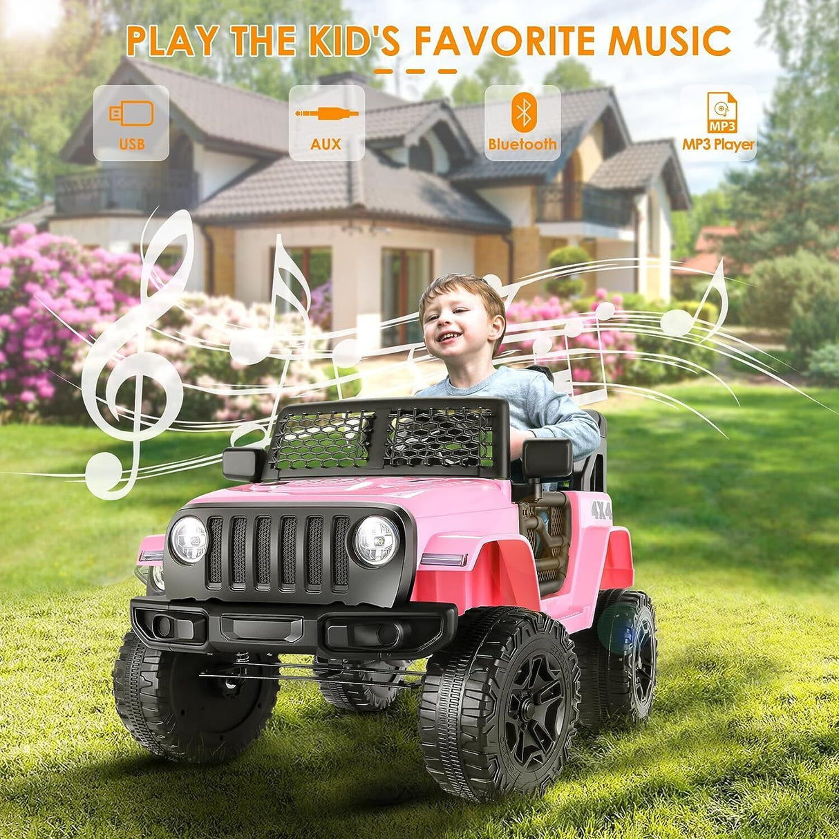 Remote Control Lamborghini Electric Car for Kids - 24/12V Ride-On Truck MagicCars