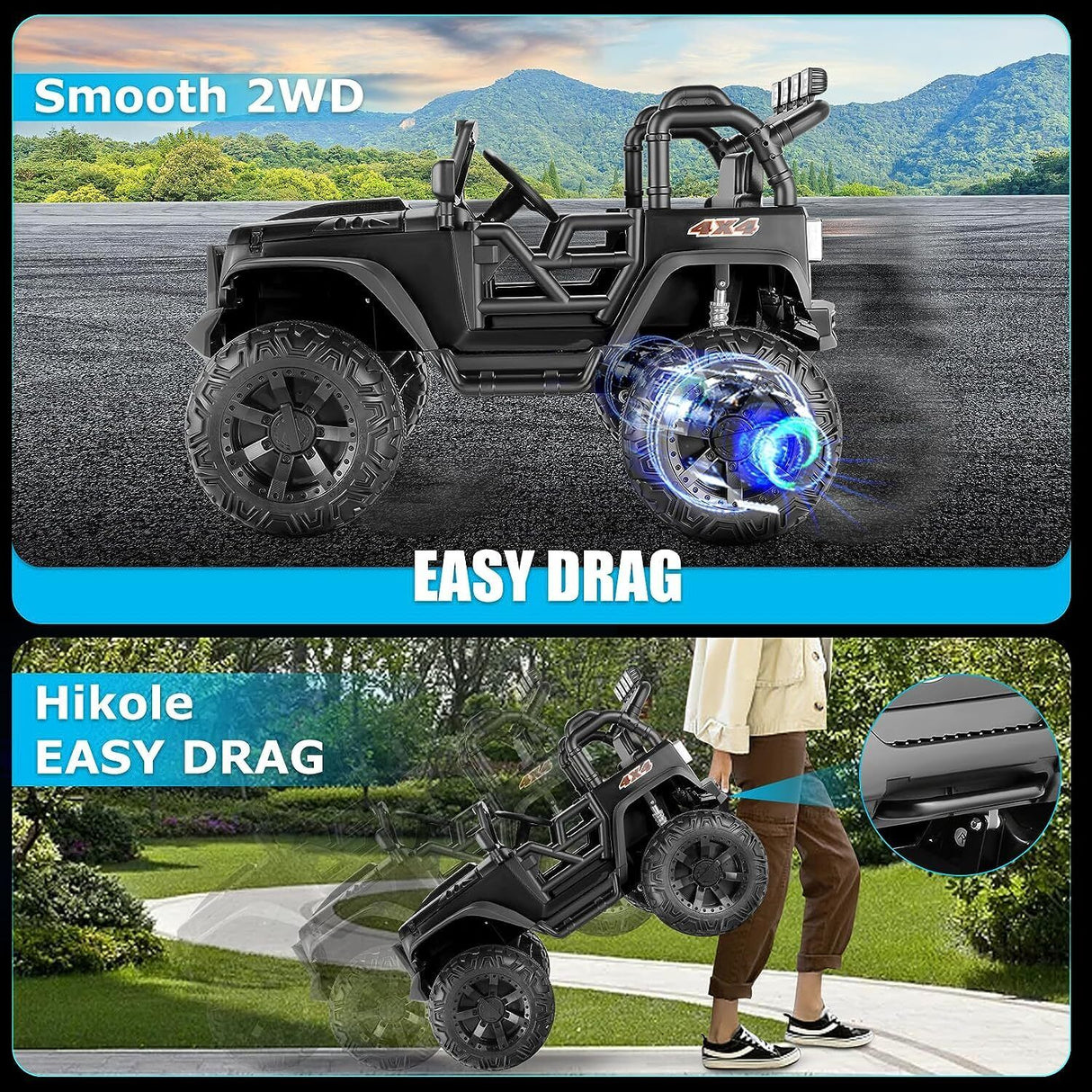 Remote Control Lamborghini Electric Car for Kids - 24/12V Ride-On Truck MagicCars