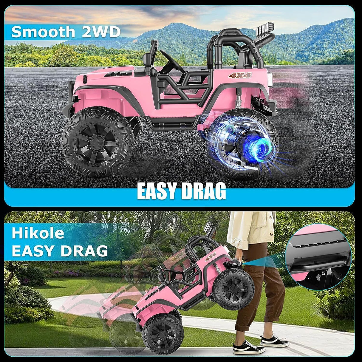 Remote Control Lamborghini Electric Car for Kids - 24/12V Ride-On Truck MagicCars