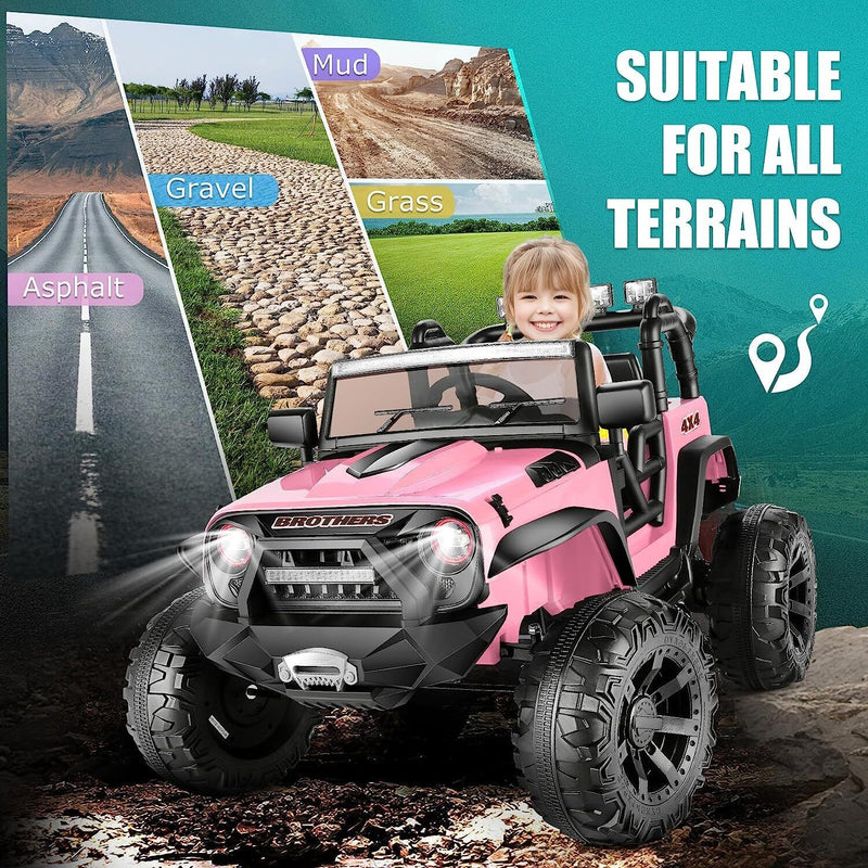 Remote Control Lamborghini Electric Car for Kids - 24/12V Ride-On Truck