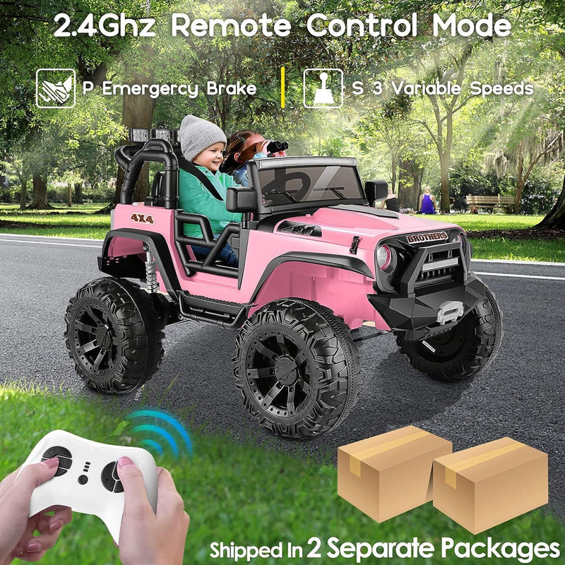 Remote Control Lamborghini Electric Car for Kids - 24/12V Ride-On Truck