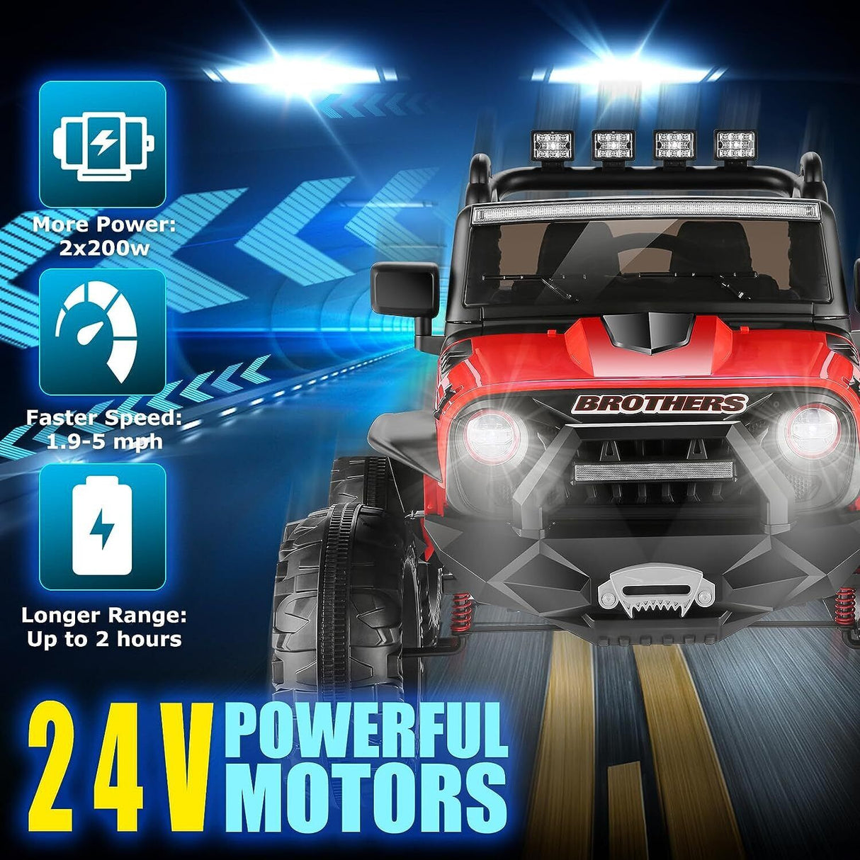 Remote Control Lamborghini Electric Car for Kids - 24/12V Ride-On Truck MagicCars