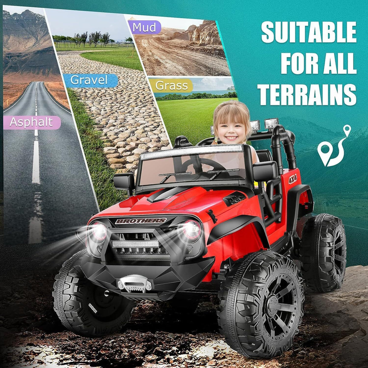 Remote Control Lamborghini Electric Car for Kids - 24/12V Ride-On Truck MagicCars
