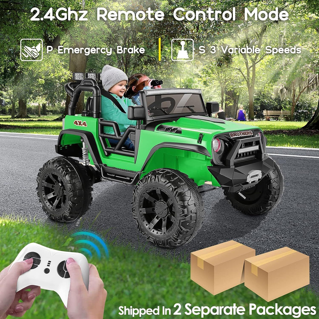 Remote Control Lamborghini Electric Car for Kids - 24/12V Ride-On Truck MagicCars