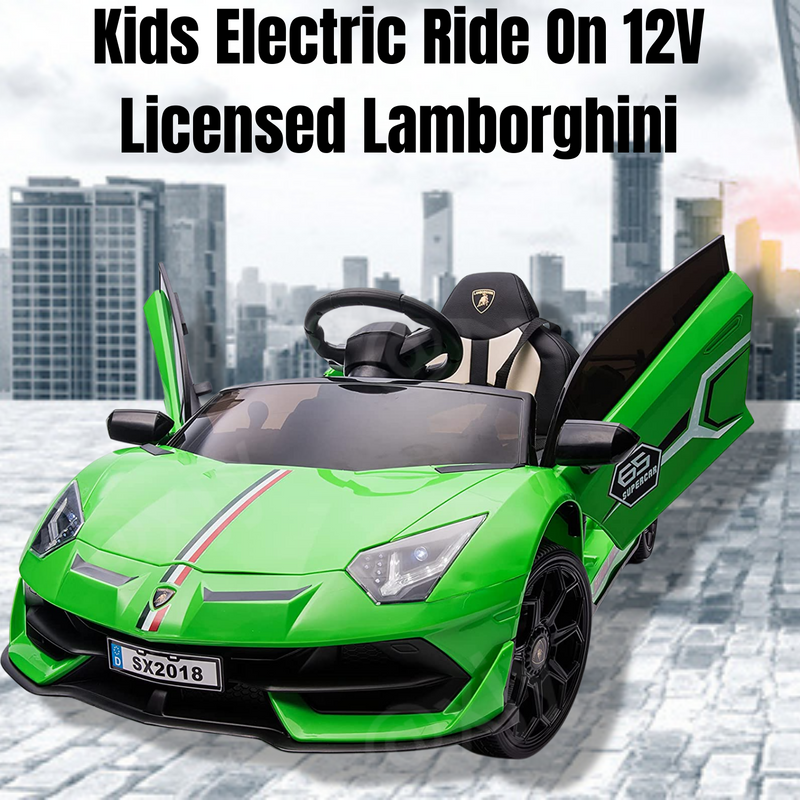 Remote Control Lamborghini Electric Car for Kids - 24/12V Ride-On Truck