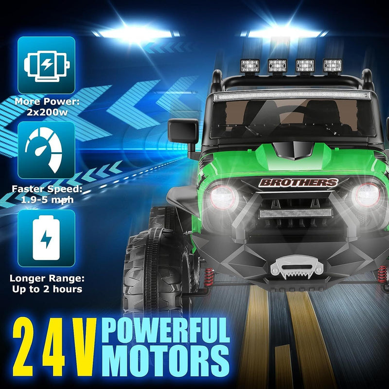 Remote Controlled Lamborghini Electric Car for Kids - 24/12V Ride On Toy Truck