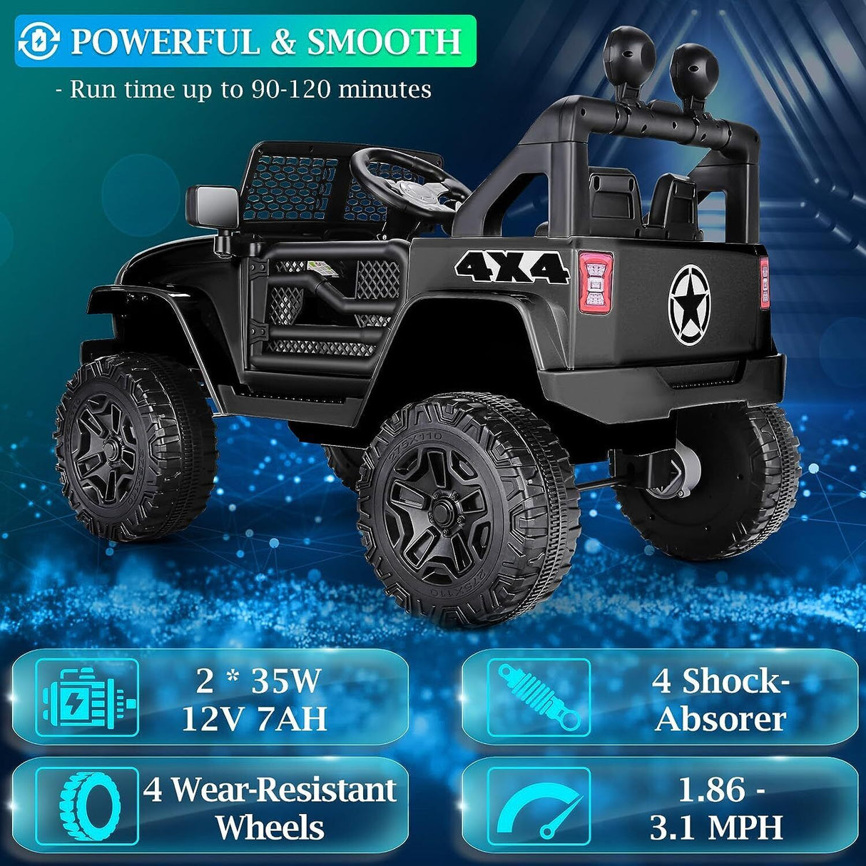 Kids Ride-On Lamborghini Electric Car with Remote Control - 24/12V