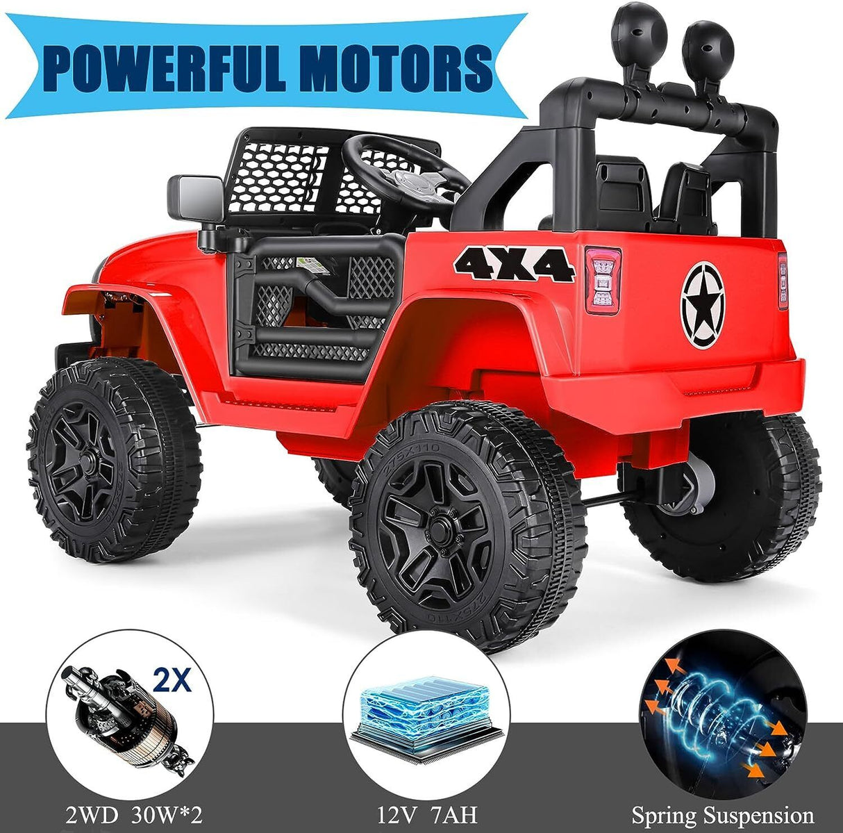 Kids Ride-On Lamborghini Electric Car with Remote Control - 24/12V