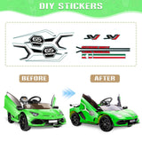 12V Licensed Lamborghini Aventador Electric Ride-On Sports Car for Kids
