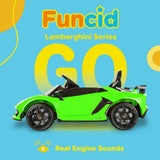 Licensed Lamborghini Electric Ride-On Car for Kids with Remote Control and AUX/USB