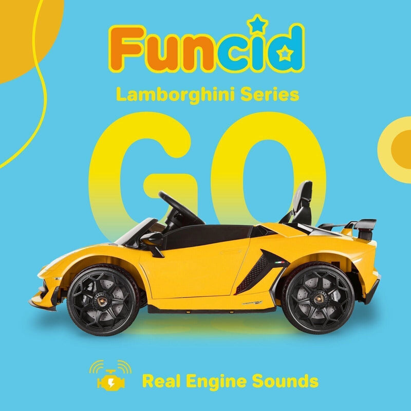 Electric Lamborghini Ride-On Car for Kids with Remote Control and MP3 Player - Perfect Gift for Children ??