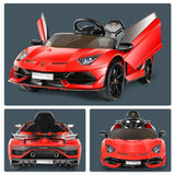 12V Licensed Lamborghini Electric Ride On Car for Kids with Remote Control and MP3 Player