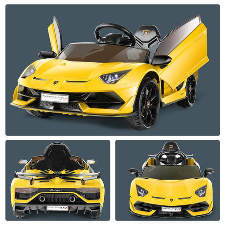 12V Licensed Lamborghini Electric Ride On Car for Kids with Remote Control and MP3 Player