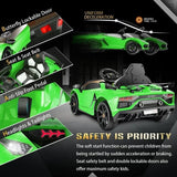 12V Lamborghini Kids Electric Ride On Car with Remote Control, MP3 Player & LED Lights