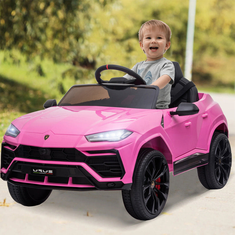 Electric Lamborghini Urus 12V Ride-On Car with Remote Control and MP3 Player for Kids
