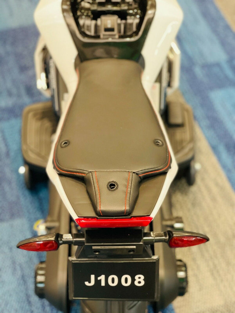 Electric Mini Dirt Bike for Kids with Bluetooth - 12V Ride On Motorcycle Toy