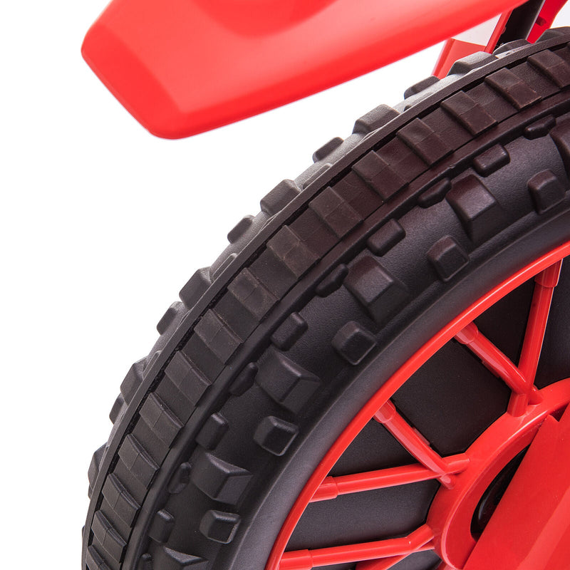 Electric Off-Road Dirt Bike for Kids with Training Wheels - 12V Ride-On Motorcycle Toy