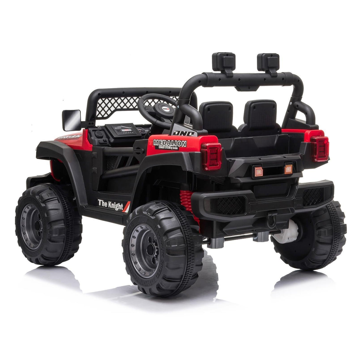 Electric Off-Road Truck for Kids with LED Lights - 12V 4.5AH Battery Powered Ride On Toy