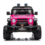 Electric Off-Road Truck for Kids with LED Lights - 12V 4.5AH Battery Powered Ride On Toy