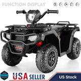 Electric ATV Quad for Kids with LED Lights and 2 Speed Options