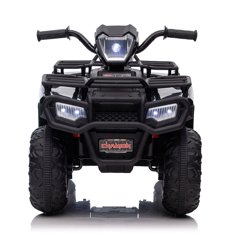 Electric 4-Wheeler Quad for Kids with 12V Battery, AUX Port, and USB