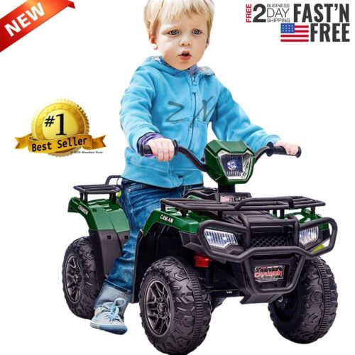 Electric Quad ATV for Kids 3-9 Years - 12V Battery Powered 4-Wheeler Truck