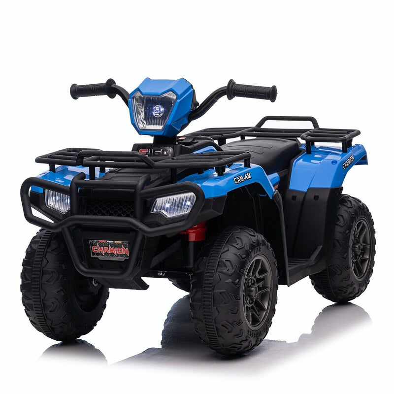 Electric Quad Ride-On Car for Kids with MP3 Music Player - 12V Battery Powered 4-Wheeler Truck