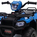 Electric Quad Ride-On Car for Kids with MP3 Music Player - 12V Battery Powered 4-Wheeler Truck