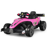Electric Racing Truck for Kids with Remote Control, MP3 Player, and Lights - Pink (12V)