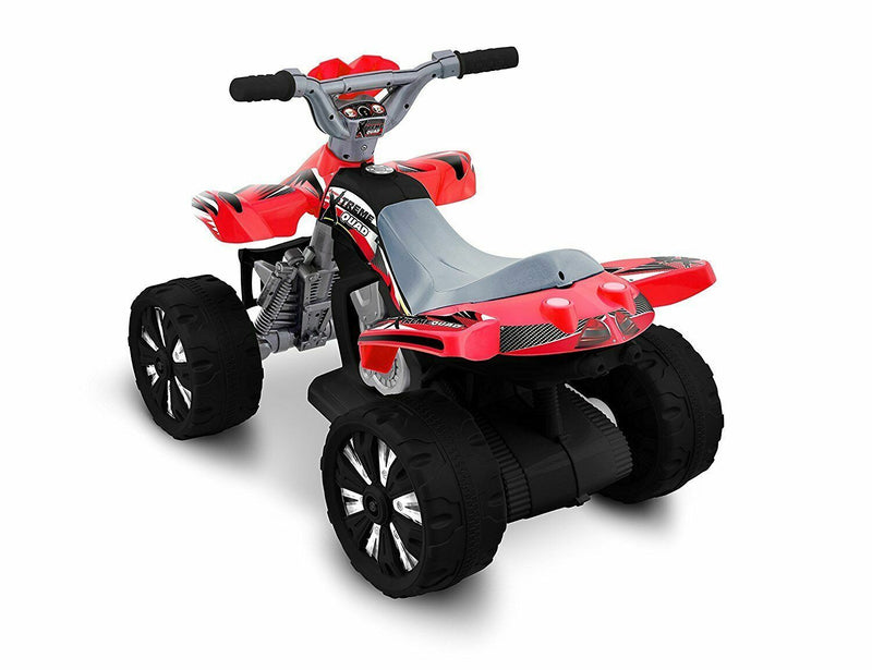 Electric Red ATV Quad 4 Wheeler for Kids - 6V Battery Powered Toy Car