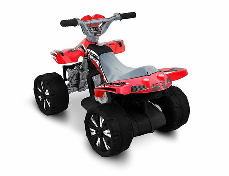 Electric Red ATV Quad 4 Wheeler Ride-On Toy Car with 6V Battery Power for Kids