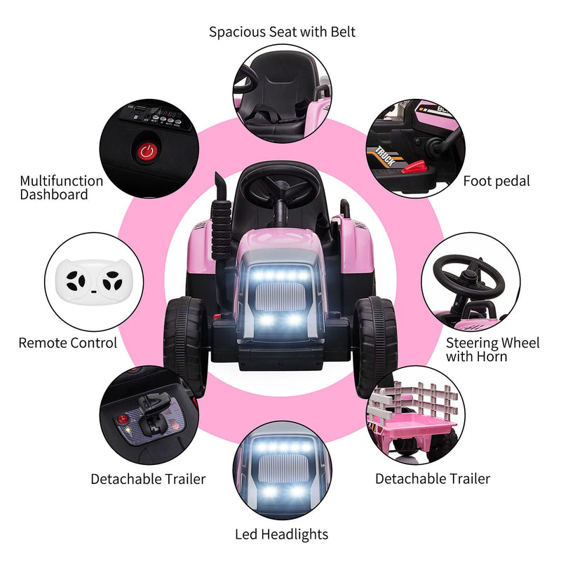 Electric Remote Control Ride-On Car for Kids Ages 3-6