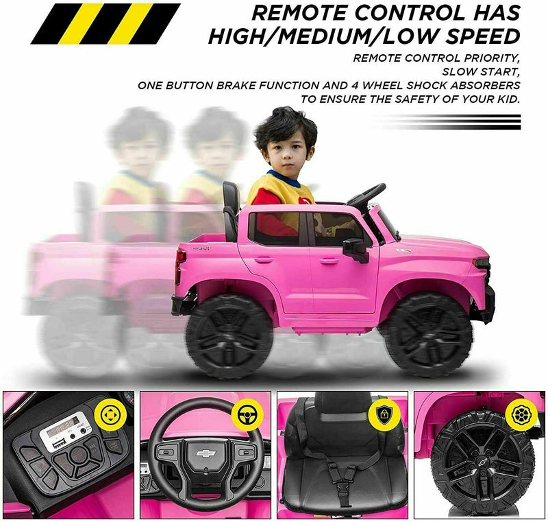 Electric Remote Control Ride On Truck for Kids with LED Lights - Perfect Gift for Fun Playtime