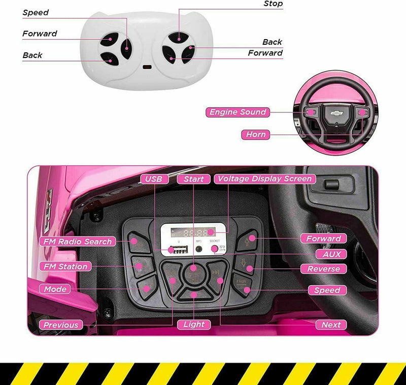 Electric Remote Control Ride On Truck for Kids with LED Lights - Perfect Gift for Fun Playtime