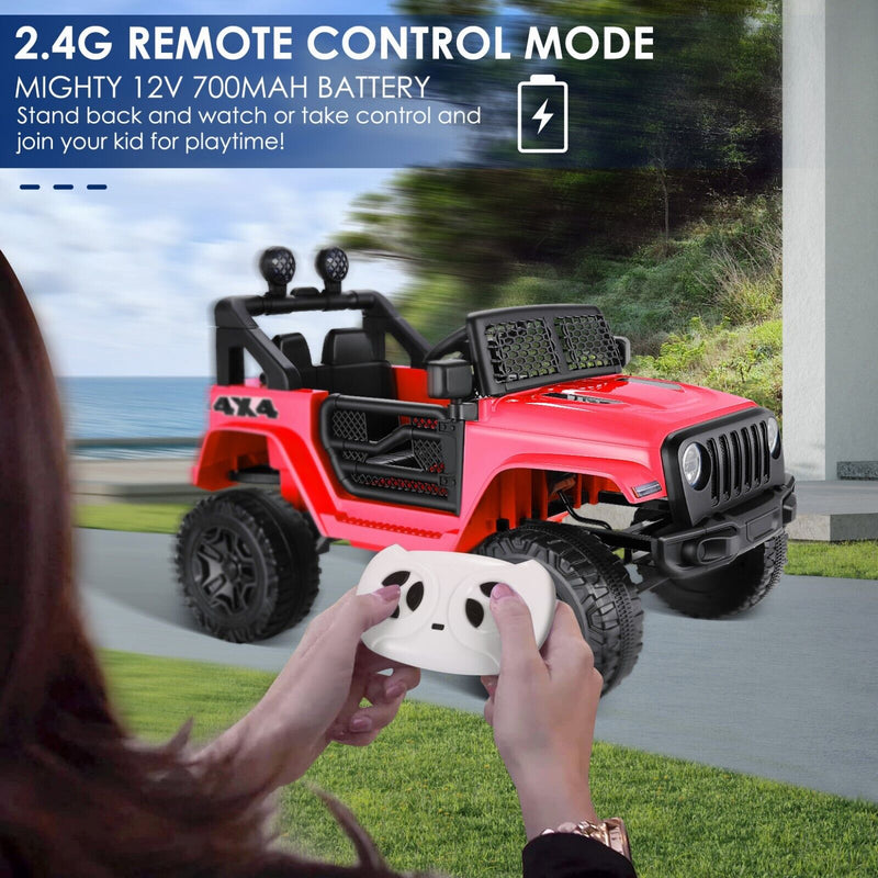 Electric Ride-On Truck for Kids with Remote Control, Music, and Lights - Fun Toy Vehicle for Children