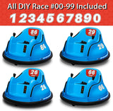 Electric Ride-On Bumper Car for Kids - 5 Vibrant Colors, Remote Control, and Lights Included