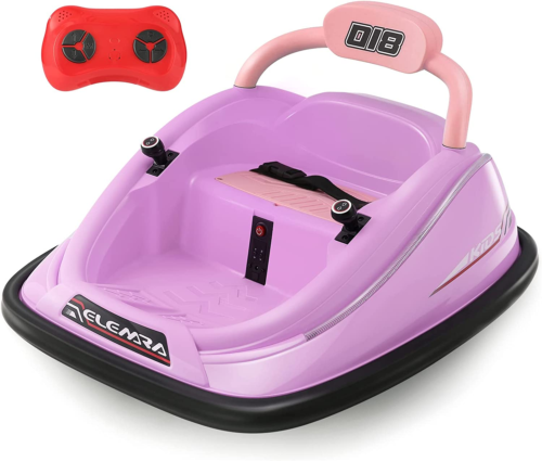 Electric Ride-On Bumper Car for Toddlers - 12V Baby Bumper Car with Dual Driving Capabilities