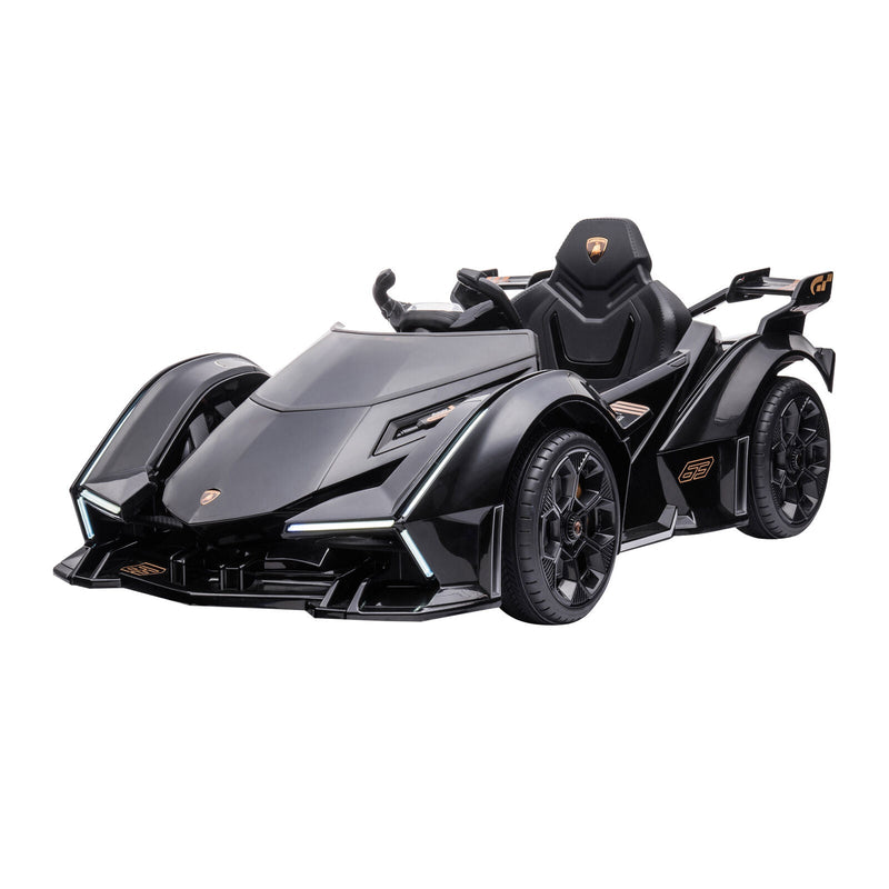 Electric Ride-on Car for Kids 3-6 Years with Remote Control and Suspension - Black