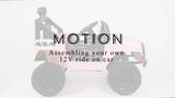 Electric Ride-On Car for Kids Ages 3-8: Fun and Safe Truck Toy with 12V Power