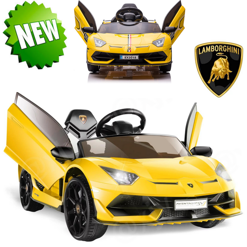 12V Electric Ride-On Car for Kids - Lamborghini and Mercedes Benz G500 Models